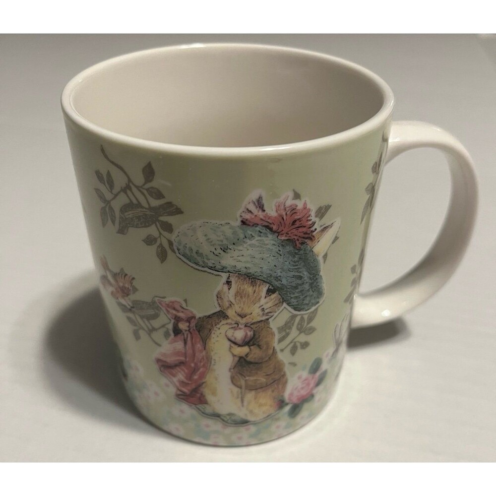 Vintage Enesco Beatrix Potter Benjamin Bunny Ceramic Coffee Mug Cup A29233